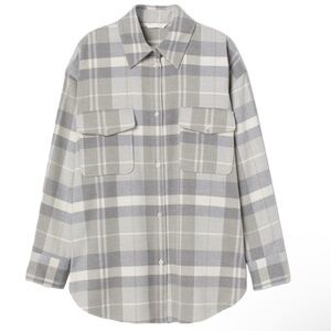 H&M PLAID SHIRT.